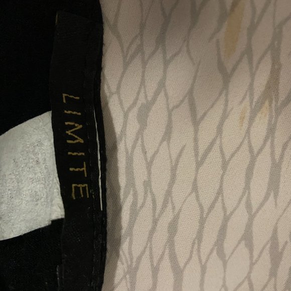 Limite Black Halter Dress - Picture 3 of 3